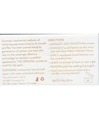 Frownies (FBE) Forehead & Between Eyes 144 Patches (3 Pack) - Buy Online on GoSupps.com