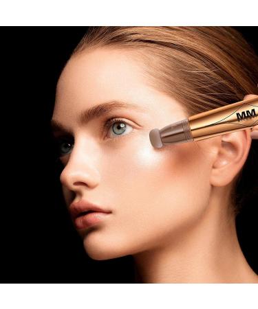 Highlighter Wand | Shimmer Bronzer Stick with Cushion Applicator - Blendable Waterproof Body Face Makeup Product for Women and Girls Sritob 01 Contour - Buy Online on GoSupps.com
