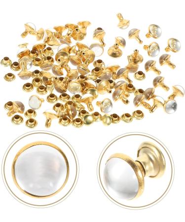 NUOBESTY 150 pcs Bag Accessories Rivet Crafts Shoe Rivets Stud Craft for Kit Turquoise Spikes Studs DIY 0.9X0.7cmx3pcs As Shownx3pcs - Buy Online on GoSupps.com