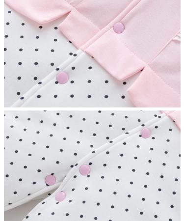 Baby Girls Snowsuit Romper | Winter Outfit with Detachable Hood | Cute Pink Jumpsuit | Newborn Gift | 6-9 Months - Buy Online on GoSupps.com