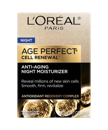 L'Oreal Paris Age Perfect Cell Renewal Day Moisturizer SPF 25 - Anti-Aging Antioxidant Complex | Smooths Wrinkles, Firms & Creates Radiant, Youthful Skin | Dermatologist Tested | 1.7 oz - Buy Online on GoSupps.com