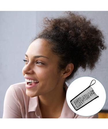 4-Piece Banana Hair Clips Set for Natural Curly Thick Hair - Khaki Black - Buy Online on GoSupps.com