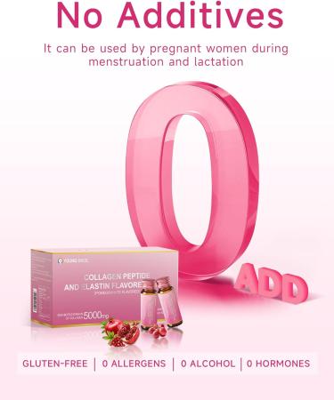 Ageless Beauty Marine Collagen Drink, Liquid Collagen from French with 5,000mg Hydrolyzed Collagen, Korean Collagen Tripeptide and Skipjack Elastin Peptide, Supports Skin, Less Wrinkles, 0 Additives - Buy Online on GoSupps.com