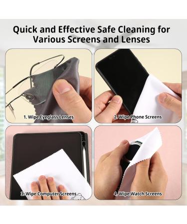 Buy 9pcs Cute Animal Microfiber Cleaning Cloths for Glasses - Soft Lens Wipes Perfect for Eyeglasses Cameras & Screens - Buy Online on GoSupps.com