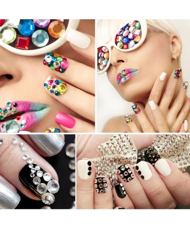 10 Blatter Glitzer Steine - Self-Adhesive Rhinestones for Face & Nail Art | Festival Accessories for Girls & Women - Buy Online on GoSupps.com