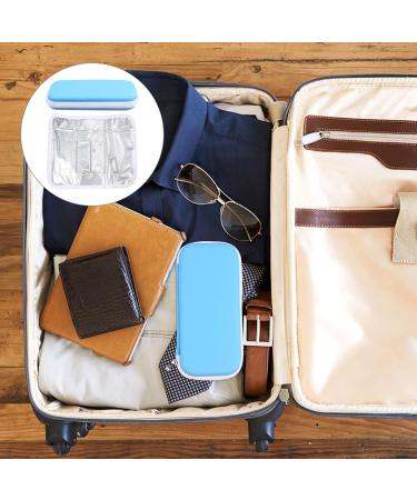 HEALLILY Portable Insulin Cooler Bag Waterproof Medical Diabetic Organizer Medication Insulated Cooling Bag Travel Cooler for Insulin Pen and Diabetic Supplies Sky-Blue - Buy Online on GoSupps.com