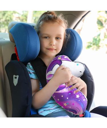 Beinou Unicorn Car Seat Belt Pillow - Soft Travel Cushion for Kids & Adults - Purple - Buy Online on GoSupps.com