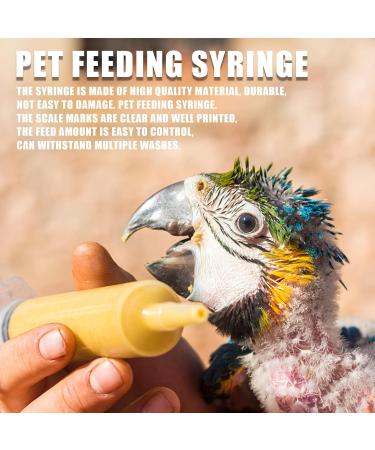 Baby Bird Feeding Syringe Set 10ml 20ml 60ml Pet Parrot Feeding Syringe with Tubes Bird Syringe Feeder Measuring Syringe Tools for Feeding Small Animals Scientific Industrial Labs (10ml+20ml+60ml) - Buy Online on GoSupps.com