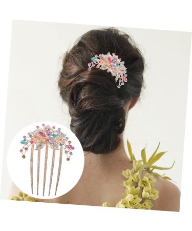 Housoutil Rhinestone Hair Accessories Hairpin Hair Accessories for Women Womens Hair Clips Hair Combs for Women Accessories Hair Jewelry Comb Bride Alloy Rhinestones The Flowers - Buy Online on GoSupps.com