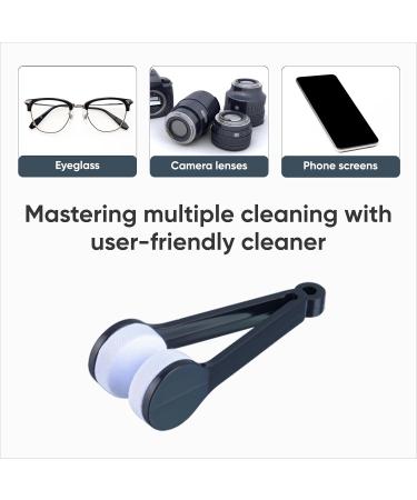 Premium Microfiber Sunglasses & Eyeglasses Cleaner - Soft Brush Lens Cleaner with Clip - 3 Pcs Set for Crystal Clear Vision - Buy Online on GoSupps.com