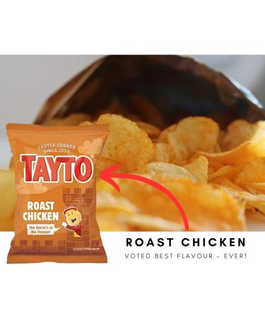 Tayto Meaty Crisps Beef & Onion Smoky Bacon Roast Chicken (12 x 25g bags) - Buy Online on GoSupps.com