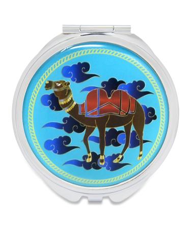 Feng Shui Abundance Pill Boxes with Camel Home Harmony &Balance Peace Pill Boxes Wealth Porsperity Success Good Luck Zen Fengshui Gift Blue