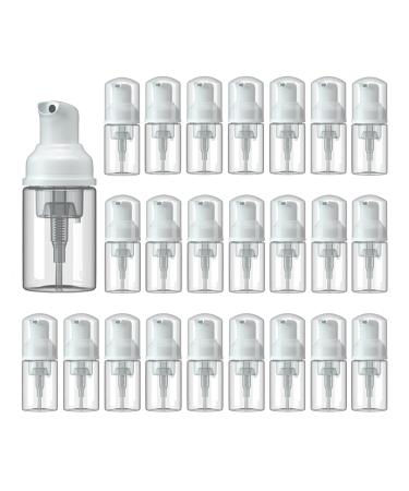 Incetue 24 pieces of empty foam dispenser 30 ml mini foaming plastic pumping pum refillable portable liquid donor bottle clear small travel bottles for cosmetics eyelash shampoo - Buy Online on GoSupps.com