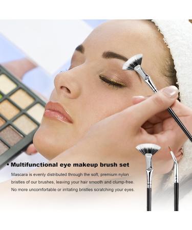 Eyeliner Brush Eyeliner Makeup Brush - Portable Mascara Brushes | Eye Makeup Tool Angled Eyeliner Brush Blending Brush Eyelash Stick Brush for Professionals - Buy Online on GoSupps.com