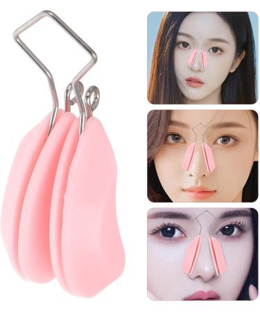 Pince-nez en Silicone Souple Rose Ajustable pour Remodelage et Lifting du Nez R ducteur D ailes Nasales Appareil Amincissant pour Femmes et Hommes Soins du Visage et Beaut  - Buy Online on GoSupps.com