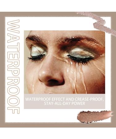 Shimmer Eyeshadow Stick Metallic Creamy Eyeshadow Pencil Crayon Eye Brightener Highlight Makeup Waterproof Long Lasting Cream Eye Shadow (#09 TAUPE) - Buy Online on GoSupps.com