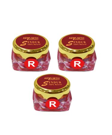 Keya Seth Aromatherapy Sindur Dust Red Red 3 g (Pack of 3) Pack of 3 Red
