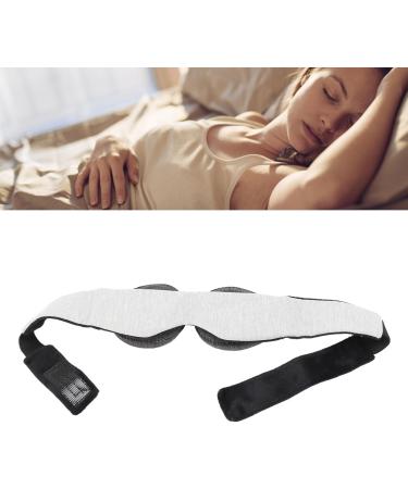 Memory Cotton 3D Contoured Eye Patch Light Blocking No Pressure Movable Eye Pad for Sleep Yoga Meditation Grey - Buy Online on GoSupps.com