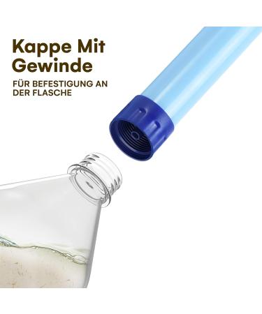 Pino Products Water Purifier - Portable Drinking Water Filter for Home Office & Camping - Easy to Use Blue | International Shipping Available - Buy Online on GoSupps.com