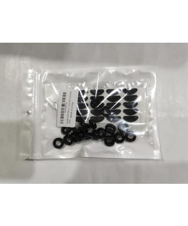 Silicone Nose Pads for Glasses Self-Adhesive Anti-Slip 40 Pairs (20 Transparent + 20 Black) + 10 Black Anti-Slip Rings Perfect Glasses Accessories - Buy Online on GoSupps.com