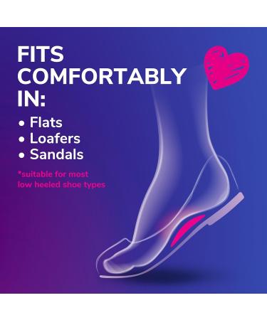Dr. Scholl's Stylish Step Hidden Arch Support - 3 Pairs for Comfortable Flats - Buy Online on GoSupps.com