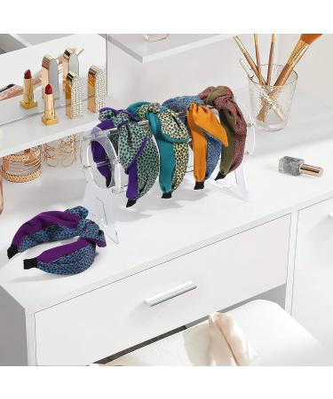 Suneerplay Clear Acrylic Headband Holder Organizer Stand for Women and Girls - Buy Online on GoSupps.com