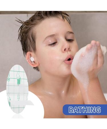 60 Pieces Waterproof Ear Covers & Stickers for Swimming Shower & Water Sports | Ear Protectors & Cotton Ear Plugs - Buy Online on GoSupps.com