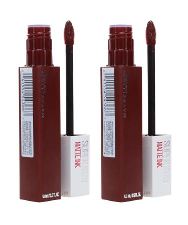 Maybelline SuperStay Matte Ink Liquid Lipstick Protector 85 - Pack of 2 | 0.16lbs 0.17fl oz | Long-lasting Matte Finish - Buy Online on GoSupps.com