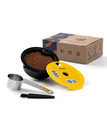 HAILASRE Coffee capsule 180 ml refillable coffee capsule for Tassimo reusable refill capsule coffee capsule coffee filter for Tassimo D