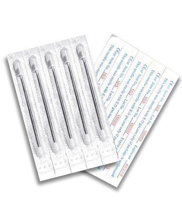 BodyJ4You 10PC Piercing Needles Surgical Steel 16G Ear Nose Belly Tongue Nipple Eyebrow Labret 16 Gauge