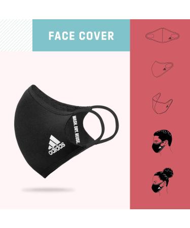 Buy Adidas Face Mask Small (3 Pack) - Stylish & Comfortable for All-Day Wear | International Shipping Available - Buy Online on GoSupps.com