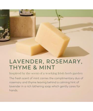 Shop Handmade Soap Company Lavender Rosemary Thyme Mint Soap Bar | Organic Cruelty-Free Vegan Bath Soap 3.5 oz - Buy Online on GoSupps.com