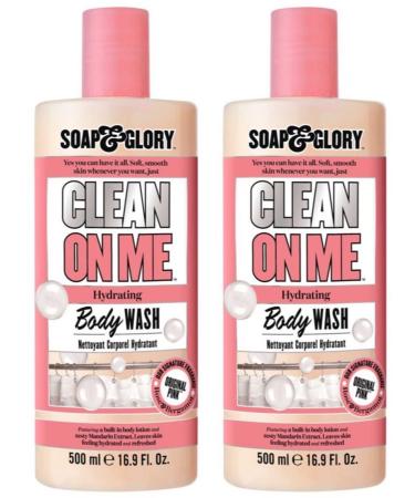 KIPOZI (2-pack) SOAP & GLORY Clean On Me Creamy Clarifying Shower Gel x 500ml