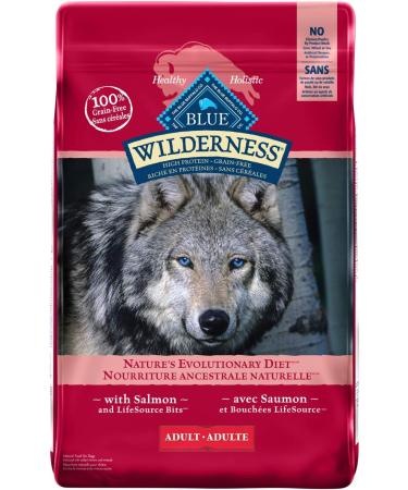 Blue Buffalo Wilderness High Protein Grain Free Natural Adult Dry Dog Food Salmon 10.8 Kg Bag & Wilderness High Protein Grain Free Natural Adult Wet Dog Food Salmon & Chicken Grill PET_FOOD + PET_FOOD 8140171 High Protein Grain Free - Buy Online on GoSupps.com