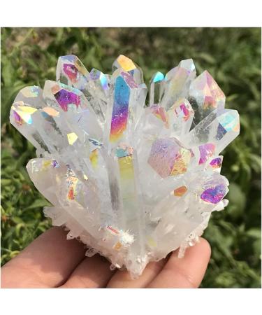Necklaces Natural Crystal Rough 1pc Natural Clear Quartz Electroplating Angel Aura Crystal Cluster Aquarium Decoration Home Ornaments - Buy Online on GoSupps.com