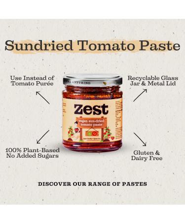 Zest Vegan Sundried Tomato Paste Pack of 6 x 170g - Buy Online on GoSupps.com