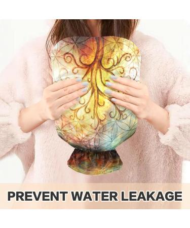 NAANLE Galaxy Tree of Life Hot Water Bottle with Cover - 2L Heat Bottle for Back Pain Relief Hand & Foot Warmer Neck Warmth & Cold Therapy - International Shipping - Buy Online on GoSupps.com