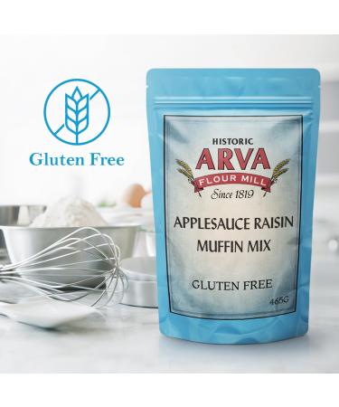 Gluten Free Muffin Mix Applesauce Raisin Muffin Mix 515g Makes 6 Large Muffins 100% GF Muffin Mix Made in Canada by Arva Flour Mills - Buy Online on GoSupps.com