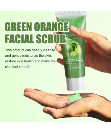 Green Tangerine Vitamin C Face Scrub - Microdermabrasion Facial Scrub, Purifying Exfoliating for Face & Body, Gentle for Sensitive Skin, Korean Skincare for Smoother Skin (1PC, 1) 1PC 1 Ounce (Pack of 1) - Buy Online on GoSupps.com