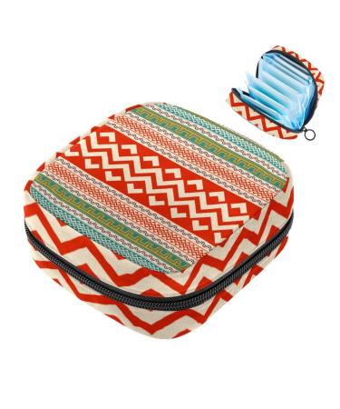 Bohemia Women's napkin storage bag portable periodic bag for women teenagers girls menstrual cup pocket still insert holder Color 4