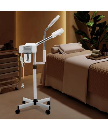 Sauna facial 2 en 1 Kombigert Vapozone Vapozone Lampe loupe lampe loupe 3X-5X 750 W pour hydrater et soins de la peau pour salon spa - Buy Online on GoSupps.com