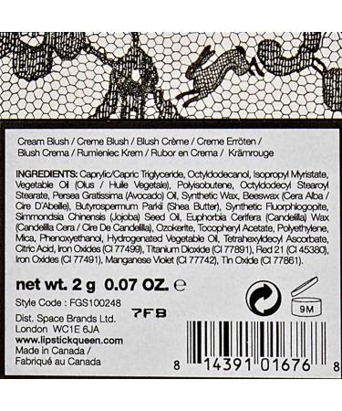 Lipstick Queen Blush - Black Lace Rabbit | Buy Online Now - Buy Online on GoSupps.com