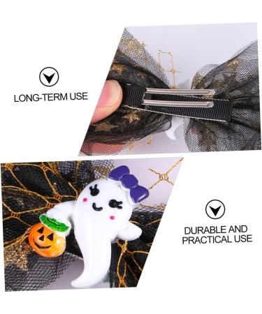 minkissy Halloween Headdress Halloween Hair Clips Styling Hair Clips Hair Clips Bow Hair Clip Fabric Decor Ghost Hair Clips s Modeling Ghost Halloween Hair Clip - Buy Online on GoSupps.com