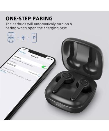 Boltune Wireless Earbuds - Bluetooth V5.0, IPX7 Waterproof In-Ear Headphones - Black - Buy Online on GoSupps.com