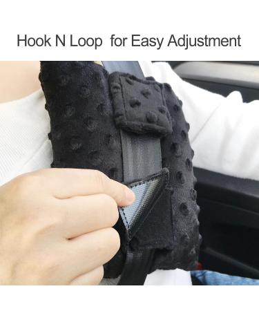 Neck Pad Strap Cushion Pillow for Arm Sling - Comfort Support for Shoulder & Elbow Injuries - Minky Dot Black - Buy Online on GoSupps.com