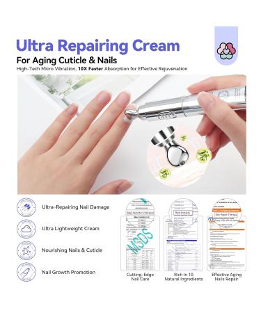 SAVILAND 2024 Ultra-Repairing Cuticle Cream - 20ml Organic Black Castor Oil & Vitamin E for Deep Hydration Nail Care & Repair - Strengthen Aging Damaged Cuticles - Home Use - Buy Online on GoSupps.com