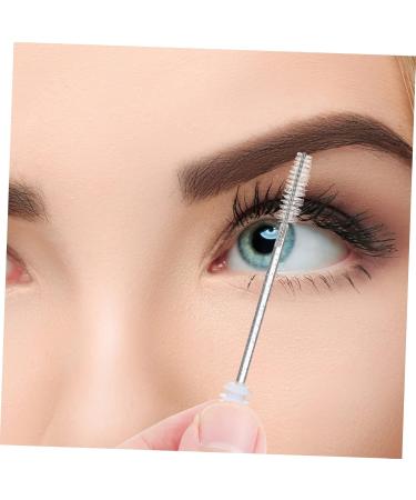 Mipcase 10pcs Mascara Clear Eyelash Brush Eye Lash with Tubes Cosmetics Accessories Travel Tubular 11x1.3cm White - Buy Online on GoSupps.com