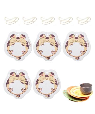 Kitchen Sponge | Cleaning Sponge | Non-Scratch Natural Sponge Scrub for Kitchen Dishes Cleaning Funny DIY Sponge for Kids Ruftup 5 Small Cute Tigers (Upgrade)