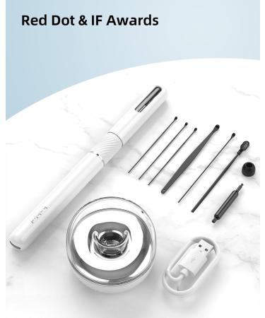 Ear Wax Removal Tool Camera - Bebird Pro 3-in-1 Otoscope with Light & Tweezers - WiFi Endoscope Ear Cleaner for iPhone & Android - HD Ear Cleaning Kit (White - Buy Online on GoSupps.com