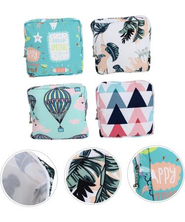 Hemoton 4pcs Sanitary Napkin Storage Bag Set | Travel Makeup Wallet | Menstrual Pad Holder Pouch | Nursing Pad Organizer - Buy Online on GoSupps.com